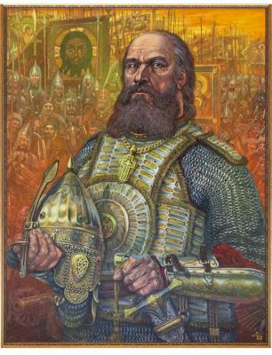 Hero Molodinskaya battle. The main Governor, the boyar Vorotynsky Michael Ivanovich. Doronin Vladimir