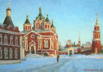 In the Brusensky Monastery. Kolomna (etude). Gaiderov Michail