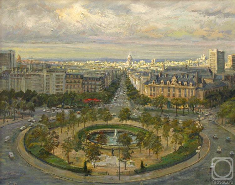 Loukianov Victor. Place de Italy. Paris