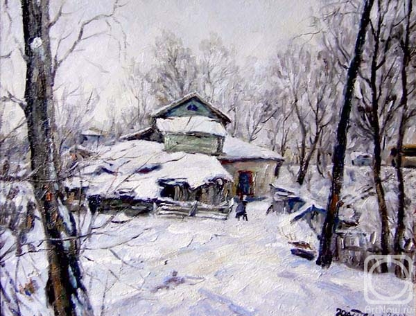 Fedorenkov Yury. Soft winter. Old house
