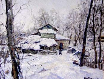 Soft winter. Old house. Fedorenkov Yury