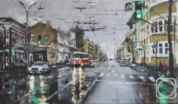 Silantyev Vadim. Rain. On Frunze street