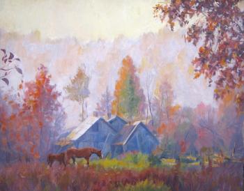 Voronov Vladimir Ivanovich. Warm autumn