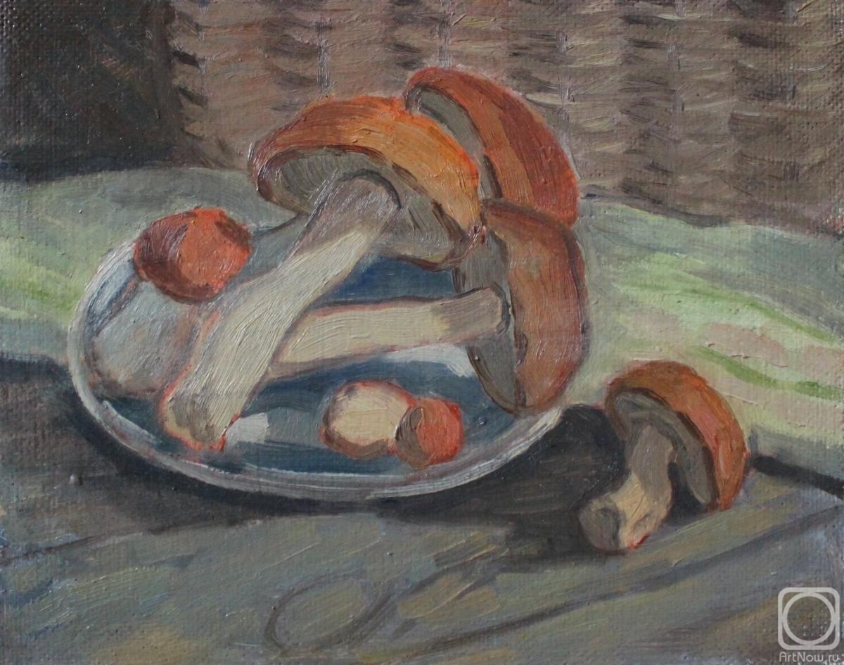 Illarionova-Komarova Elena. Mushrooms (sketch)