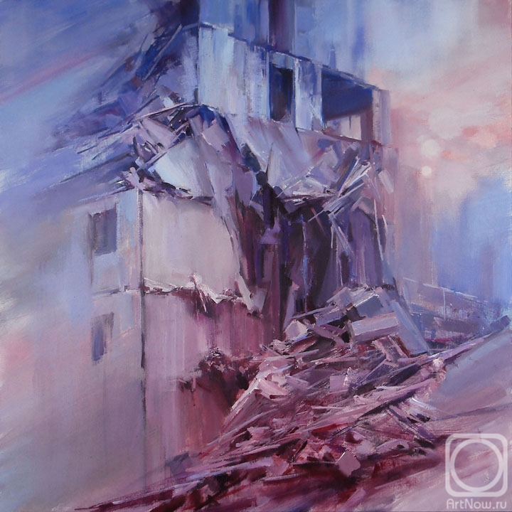 Denisov Igor. Destruction in pink and blue