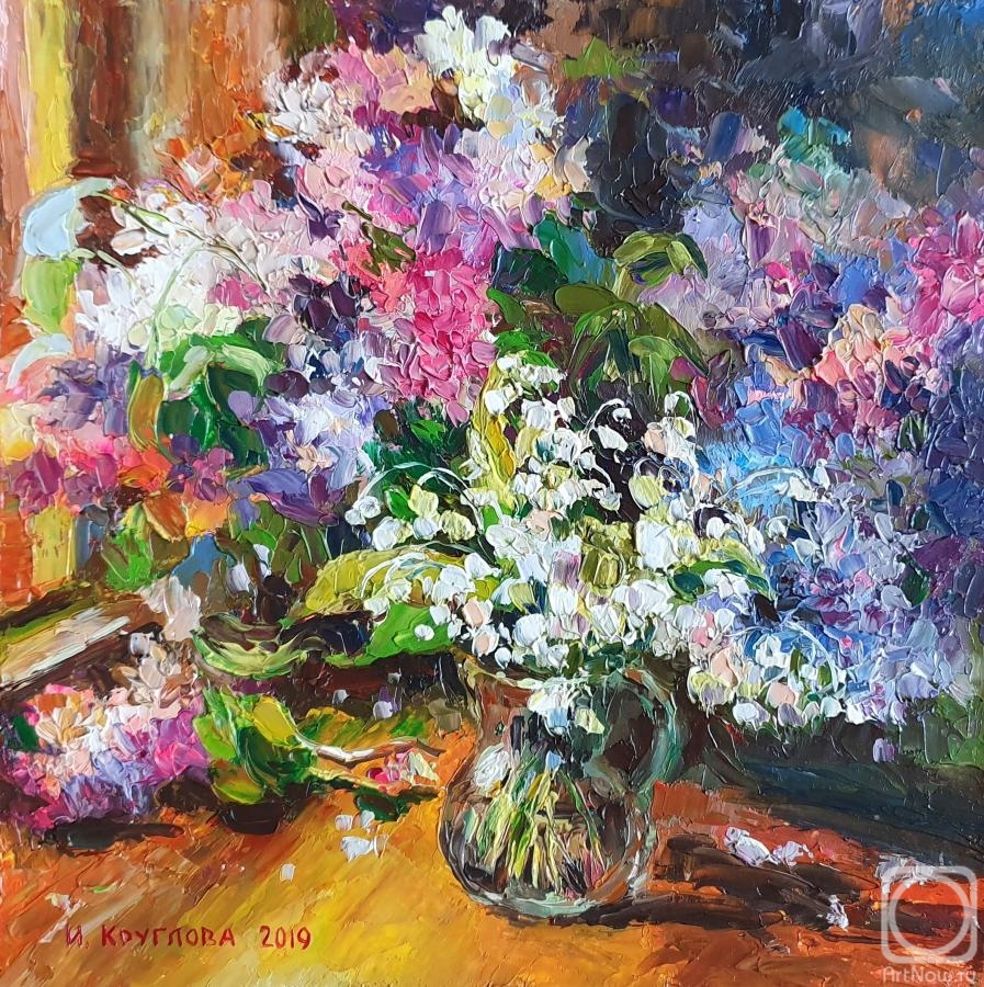 Kruglova Irina. Lilac and lilies of the valley