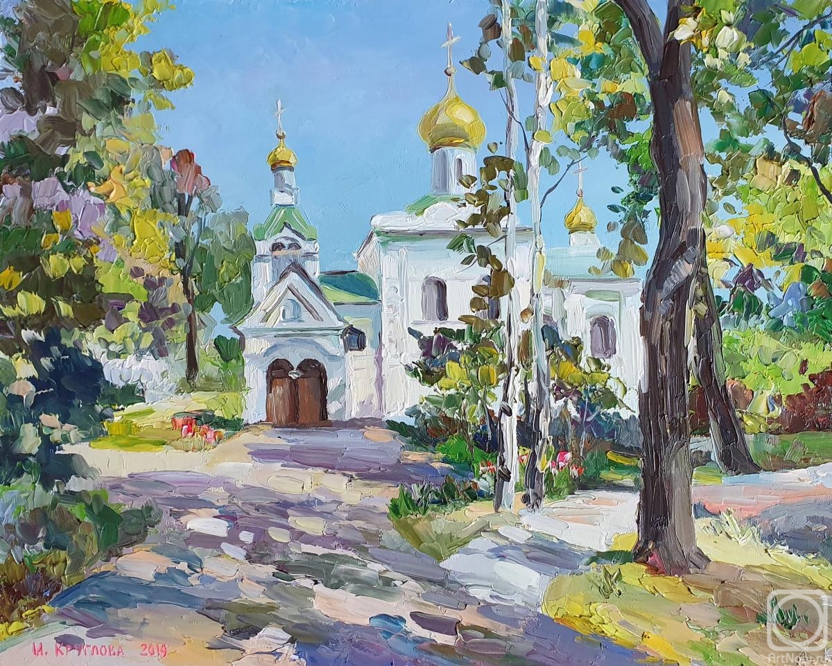 Kruglova Irina. Church of the Holy Trinity at the children's mountains. hospital them. Saint Equal-to-the-Apostles Prince Vladimir