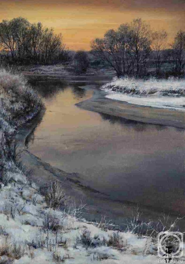 Talykin Michail. For winter. River Osetr