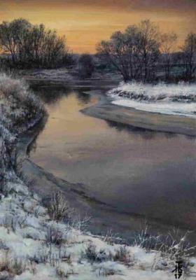For winter. River Osetr. Talykin Michail