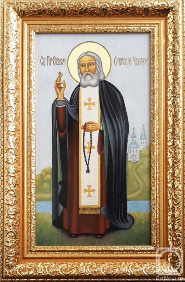 Markoff Vladimir. Icon "St. Seraphim Of Sarov The Wonderworker"