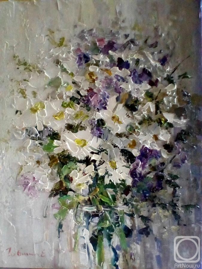 Gavlin Evgeniy. Bouquet with daisies