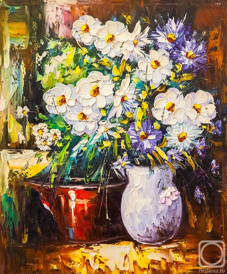 Vlodarchik Andjei. Bouquet of daisies N3