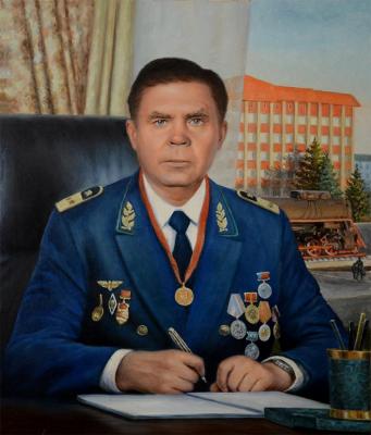 The portrait of the head (Painted Portrait). Bakaeva Yulia