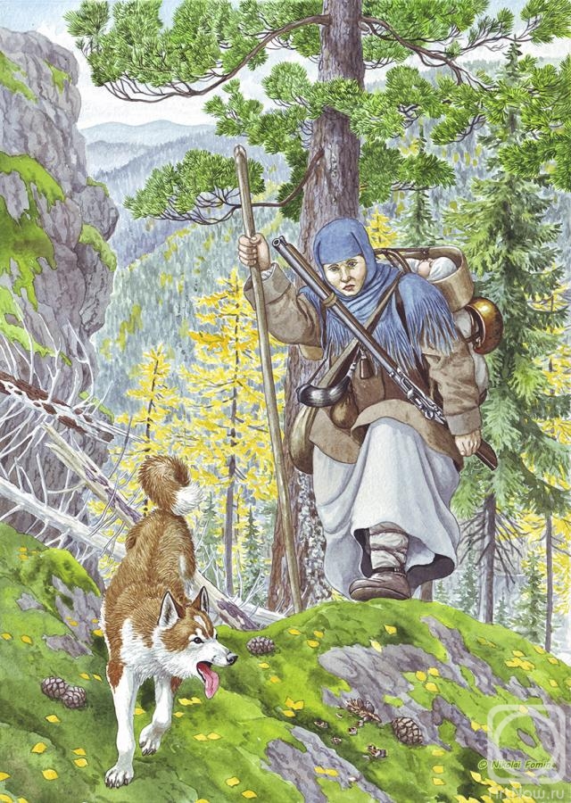 Fomin Nikolay. Siberian woman
