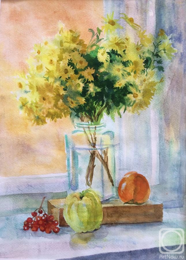 Tsebenko Natalia. Study with yellow oaks