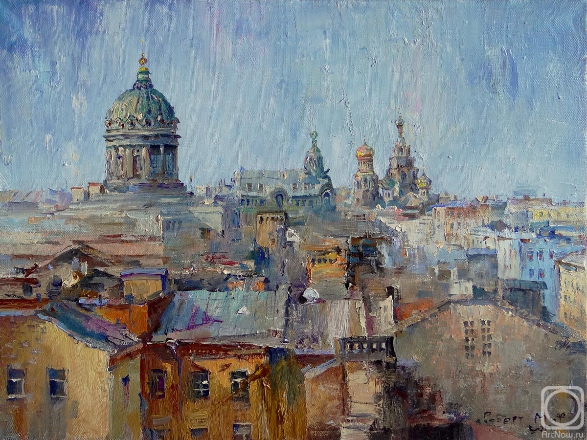 Mif Robert. Petersburg rooftops