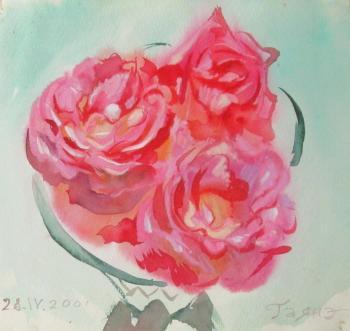 Roses in a crystal vase - 4. Dobrovolskaya Gayane