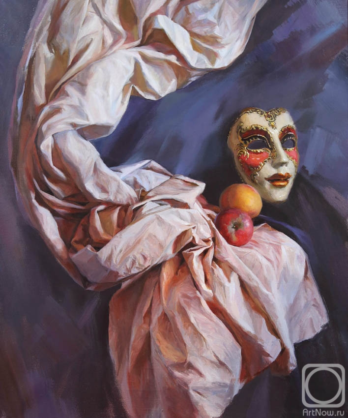 Denisov Igor. A curtain and a mask