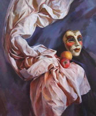 A curtain and a mask. Dragin Igor