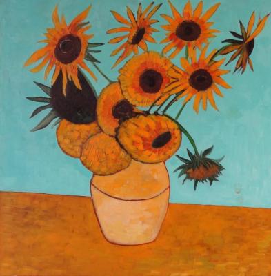 Sunflowers Van Gogh. Degtiarev Ivan