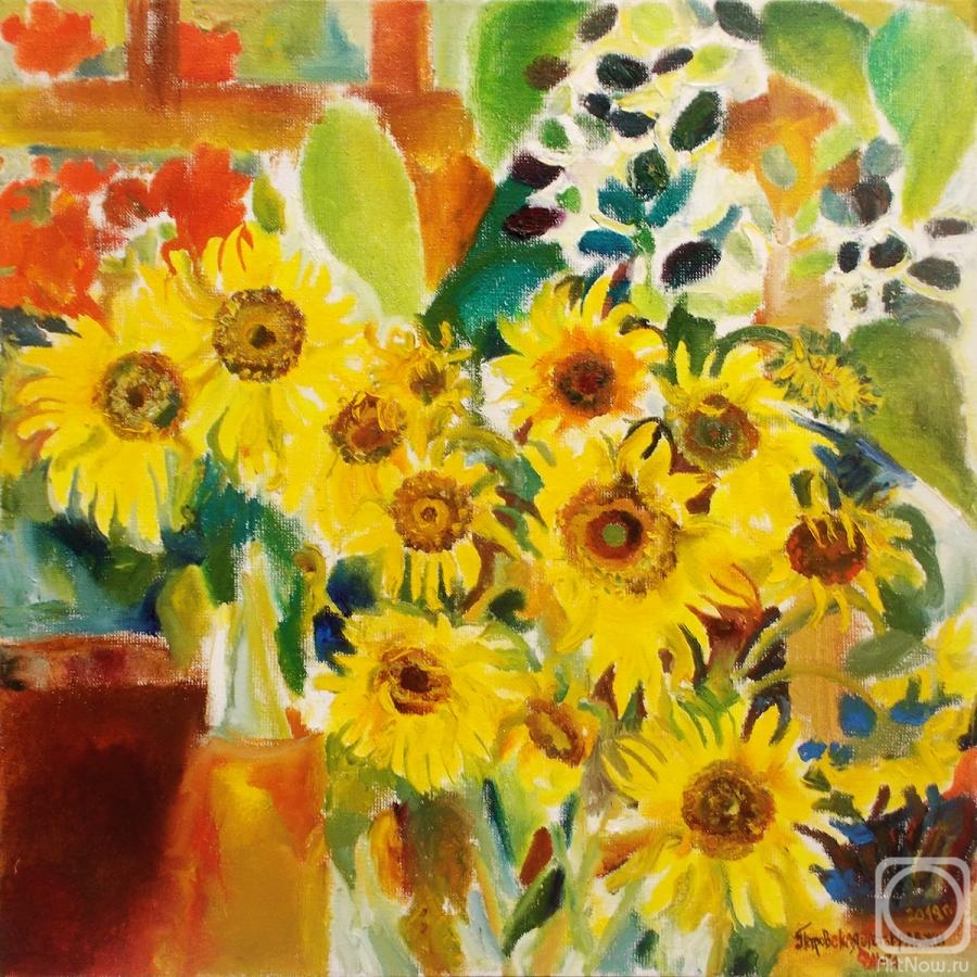 Petrovskaya-Petovraji Olga. Sunflowers 2
