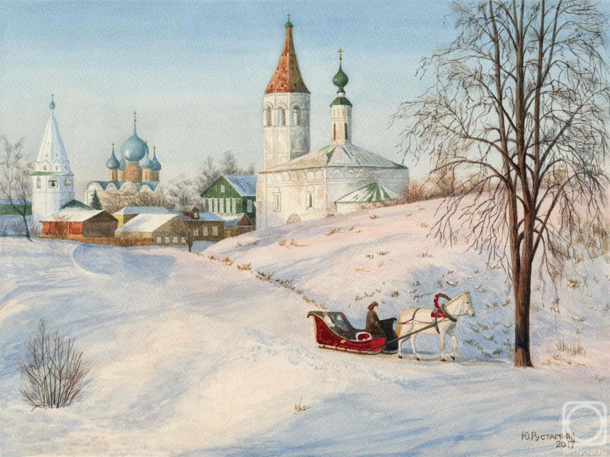 Rustamian Julia. Winter in Suzdal