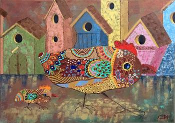 Fairy bird Chuu (Decoration Of Children S Room). Novikova Olesya