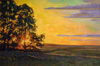 Homyakov Aleksey Alekseevich. Magical sunset
