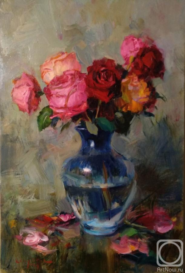 Sviridov Sergey. A bouquet of roses