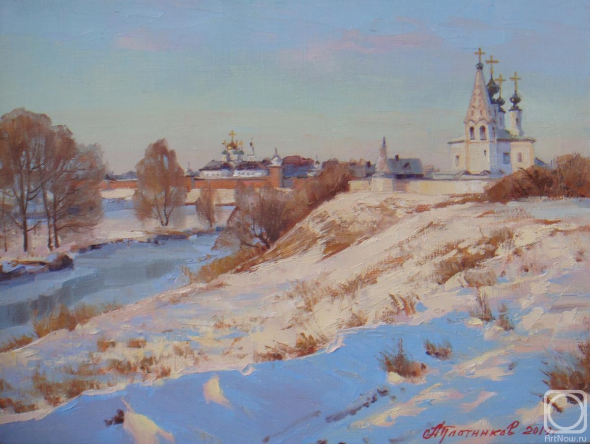Plotnikov Alexander. Suzdal. Evening in December