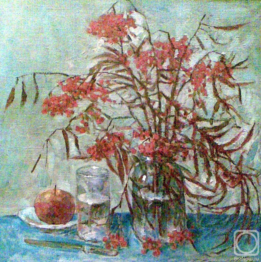 Knecht Aleksander. Still life with mountain ash