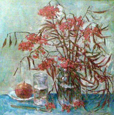 Still life with mountain ash. Knecht Aleksander