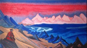 Copy of the painting by N. K. Roerich. Tangla. Song of Shambhala. Ivoilov Arthur