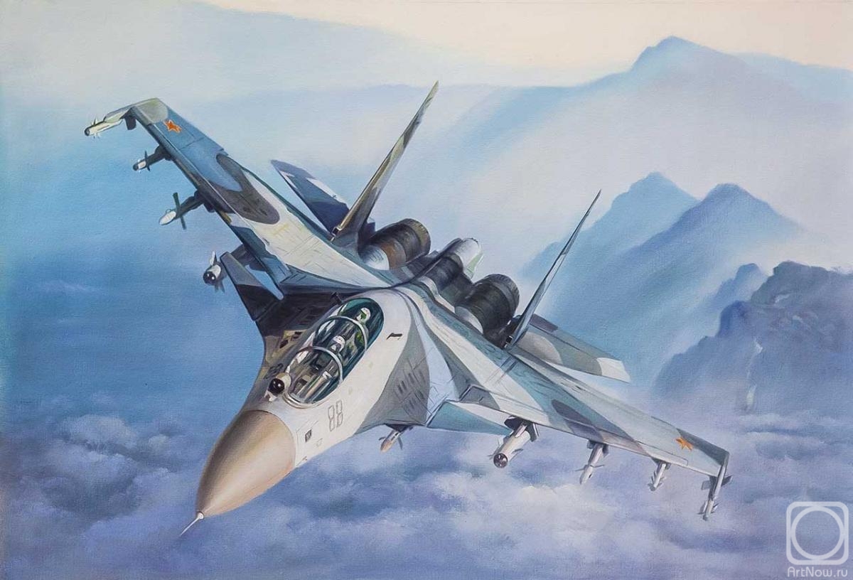 Kamskij Savelij. Su-35 airplane. Conquering the sky