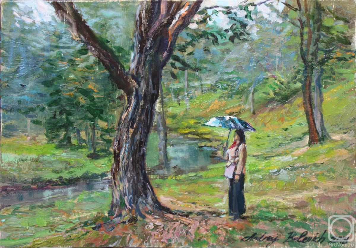 Belevich Andrei. Rain In The Park. Oranienbaum