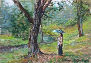 Rain In The Park. Oranienbaum. Belevich Andrei