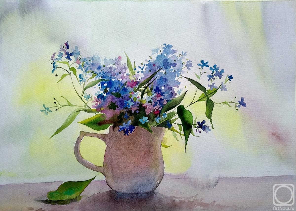 Trushkova Tatyana. Blue flowers