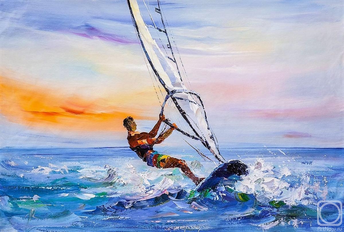 Rodries Jose. Windsurfing. Waves and Sail