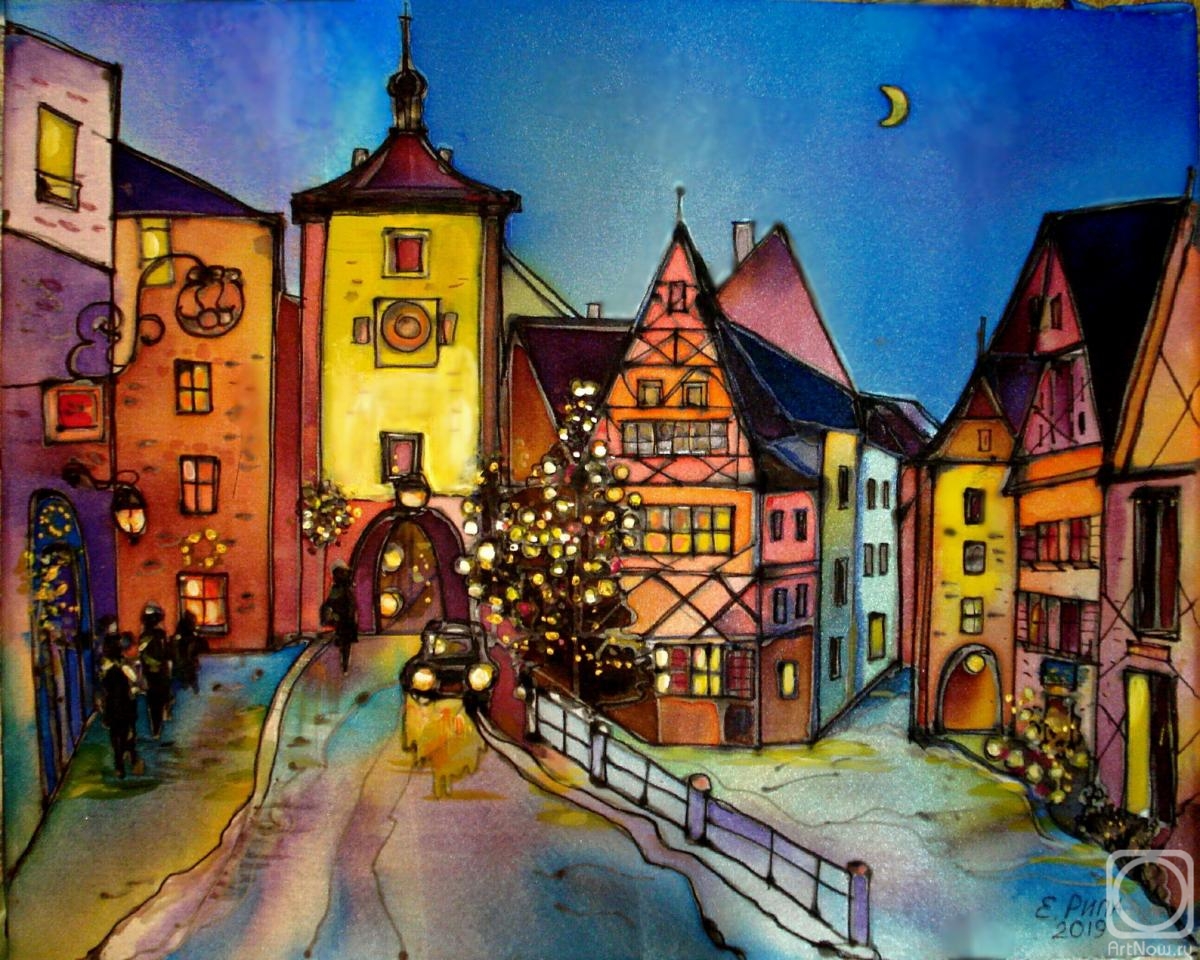 Ripa Elena. Rothenburg is the city of eternal Christmas