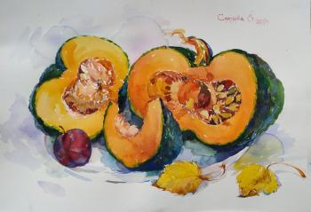 Pumpkin (Graphics For The Kitchen). Simonova Olga