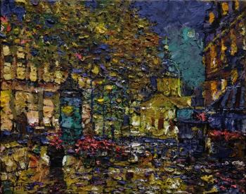 Saint-Petersburg. Night. Malaya Konyushennaya street. Titov Eugeny