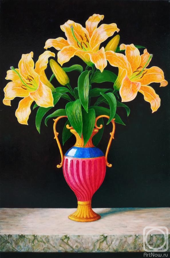Frolov Vladimir. Three lilies