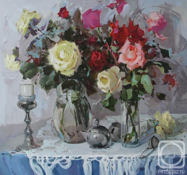 Kovalenko Lina. Still life with roses