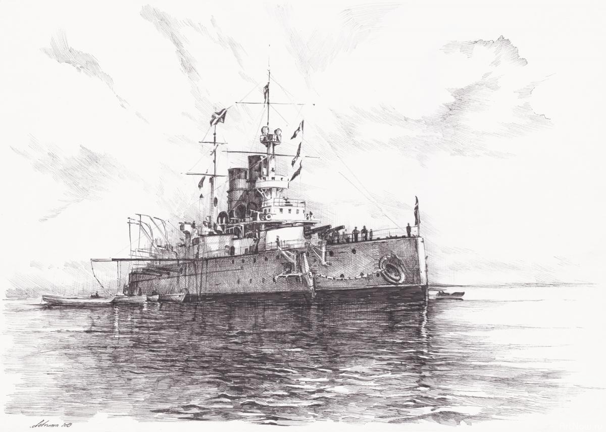 Petrunine Alexander. Battleship Sissoi Veliky