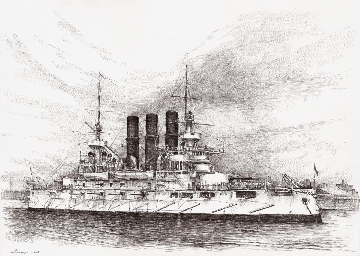 Petrunine Alexander. Battleship Retvizan