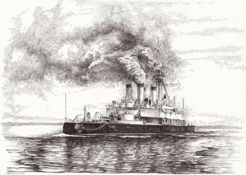 Battleship Navarin. Petrunine Alexander