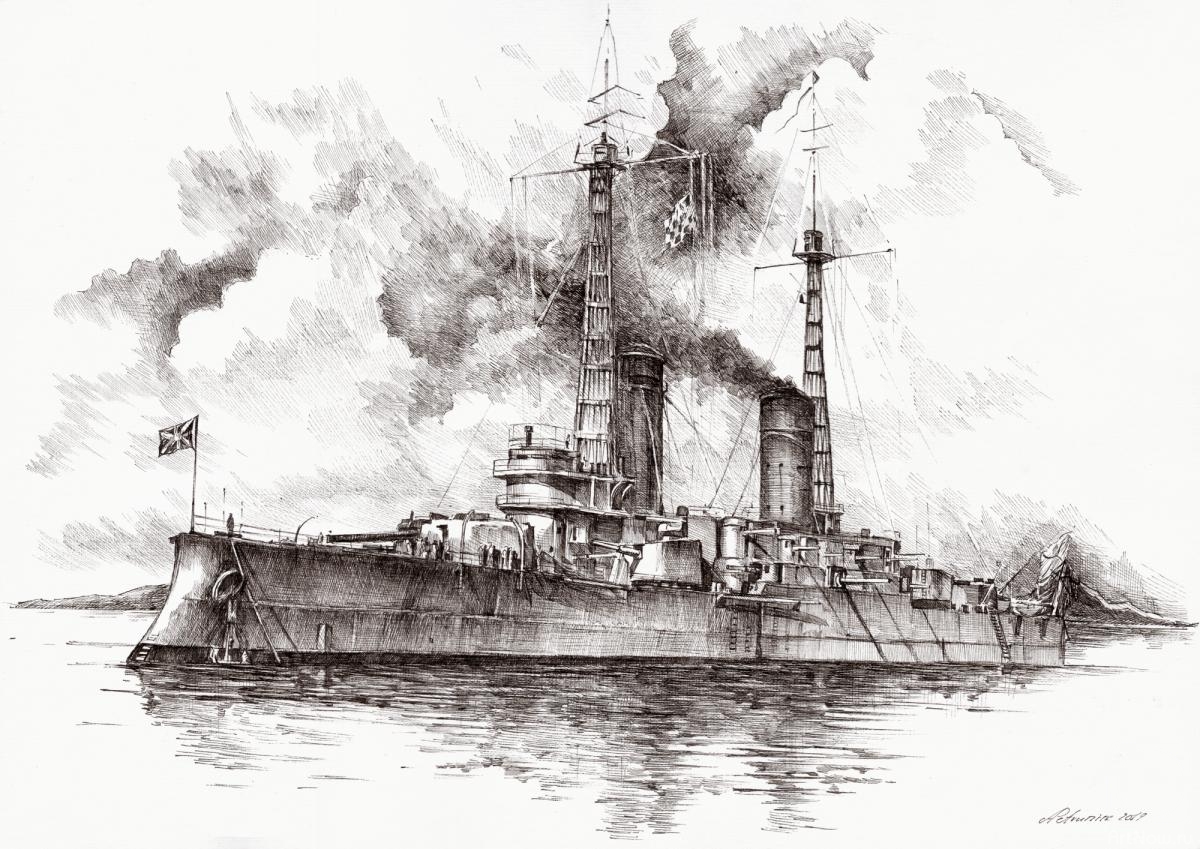 Petrunine Alexander. Battleship Andrei Pervozvanny (St Andrew the First-Called)