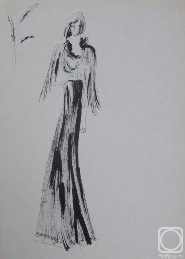 Vasileva Lyudmila. Sketch. Spikelet