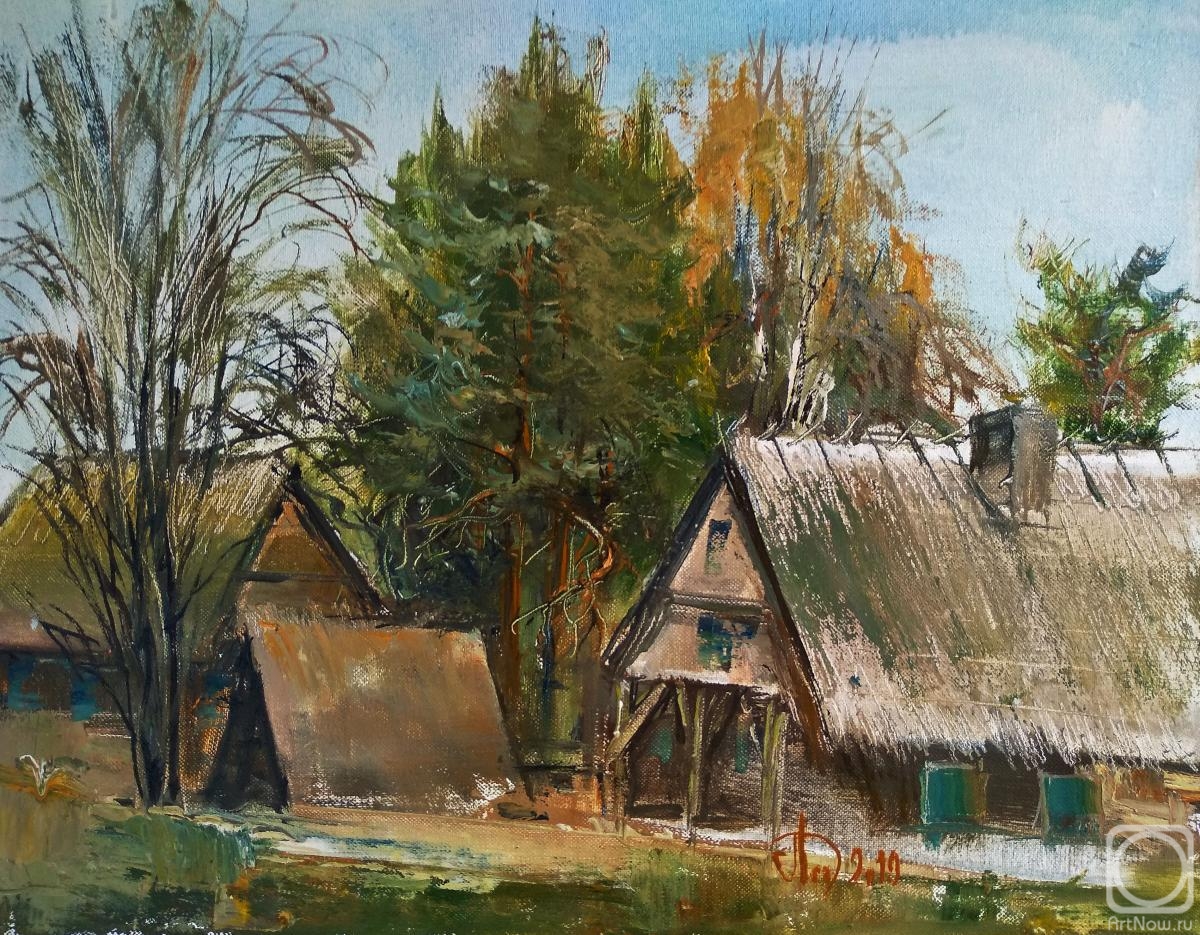 Lednev Alexsander. Polish village