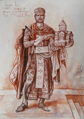 St. King David the Builder. Kharabadze Teimuraz